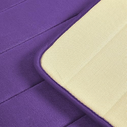 Miniatura 8 de Juego de cortinas de ducha de baño de 15 piezas con alfombras de baño de espuma viscoelástica a juego. 2 tapetes de baño de diseño moderno