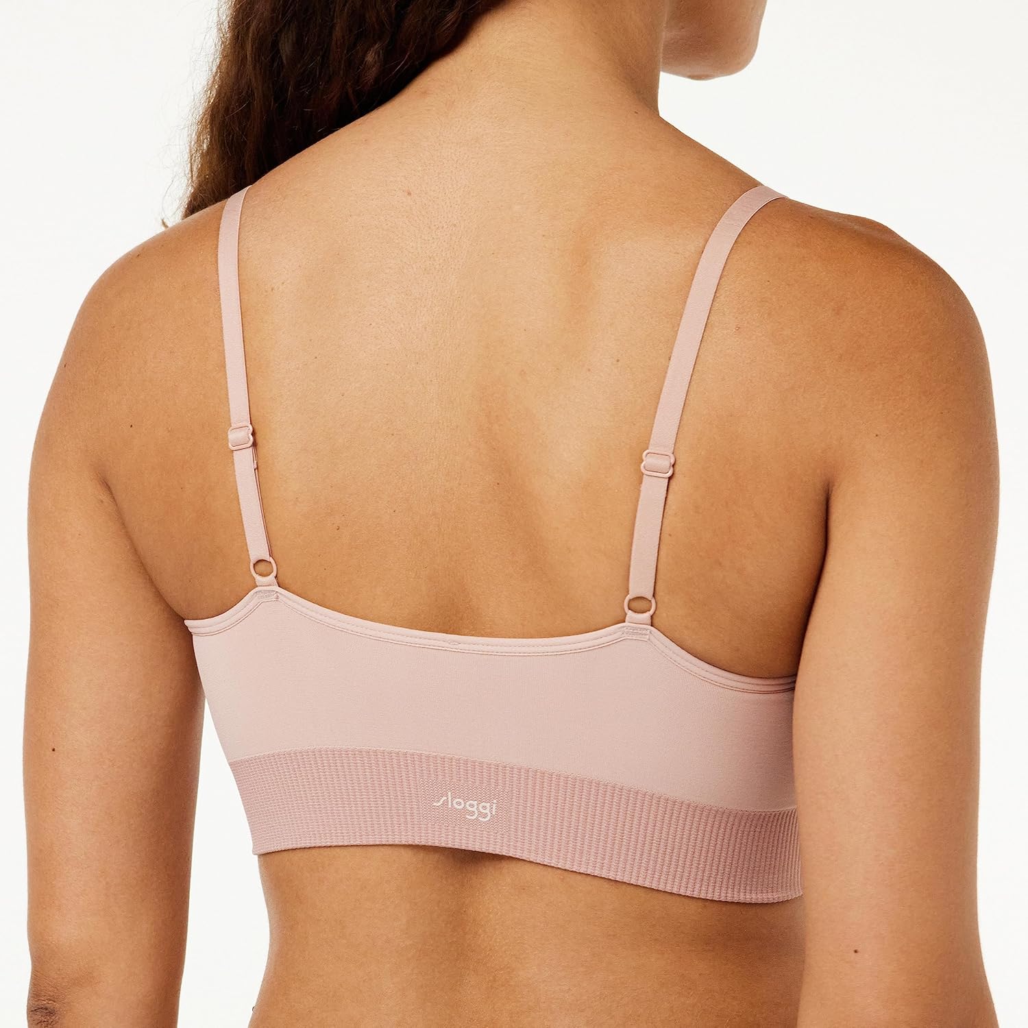 Sloggi XS (8) Bralette Top Bra Ever Aloe Removable Padding Seamless Lingerie