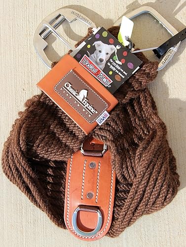 Miniatura 2 de Equine 100% Alpaca Roper Cinch 27 hebras, 32 pulgadas