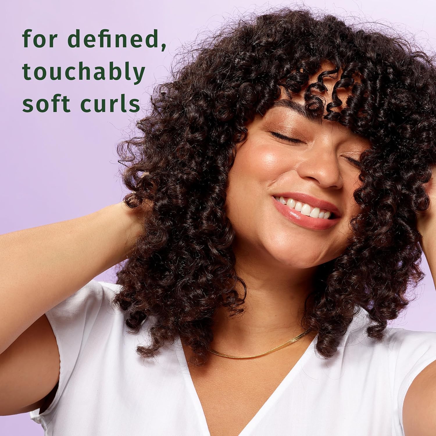 Herbal Essences Curl Boosting Mousse, Frizz Control for Curly & Wavy Hair, Long-Lasting Hold with Berry Scent, Paraben & Dye-Free, Cruelty-Free, 6.8 Fl Oz Each, 3 Pack - Image 3