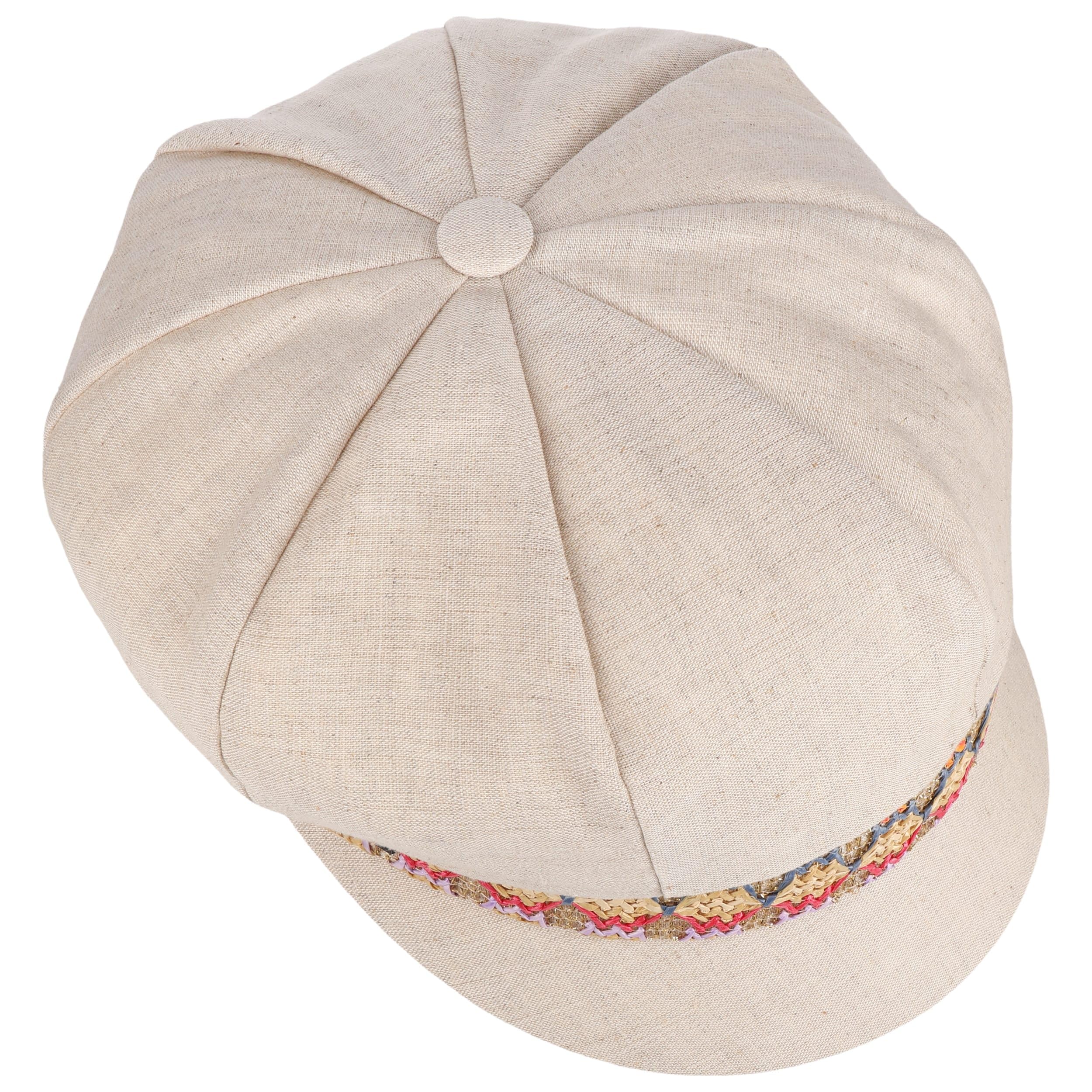 Lipodo Sanora Schirmmütze Ballonmütze Newsboy Cap Made in Italy Damen Frühling Sommer