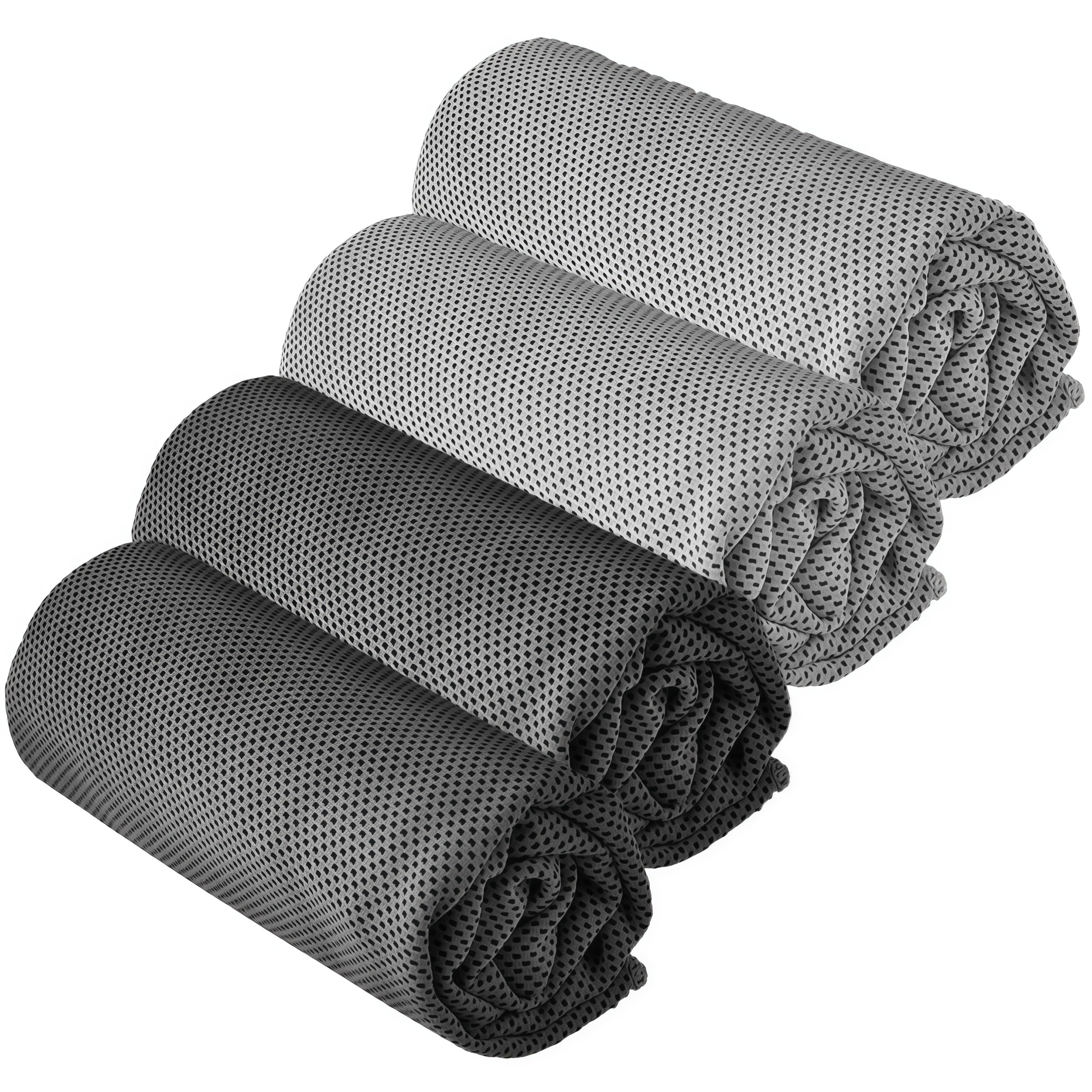 YQXCC Kühlendes Handtuch 3 Stück, Sofortige Kühlung für Nacken & Gesicht | 120x30 cm, Weiches, Atmungsaktives Mikrofaser für Yoga, Golf, Reisen, Sport, Camping, Fußball, Fitness & Outdoor-Sport