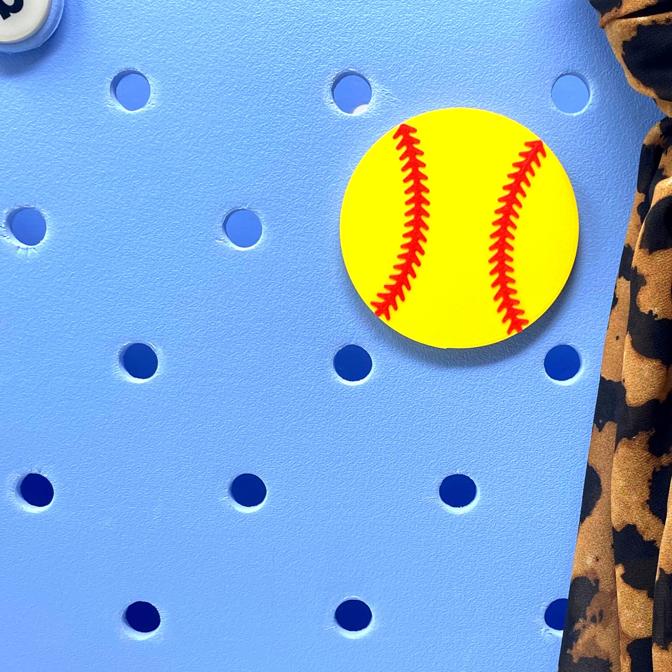 BOGLETS – zawieszka sportowa do softballu – ozdobne akcesoria do charmsów kompatybilne z torbami typu Bogg, po prostu torbami południowymi i innymi torbami typu tote, Charm, Tworzywo sztuczne, Bez kamienia szlachetnego