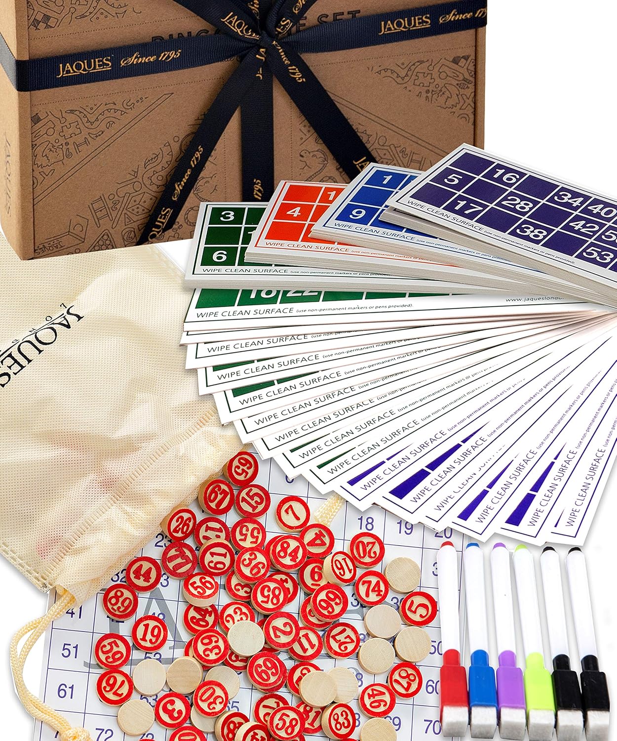 set di gioco del bingo