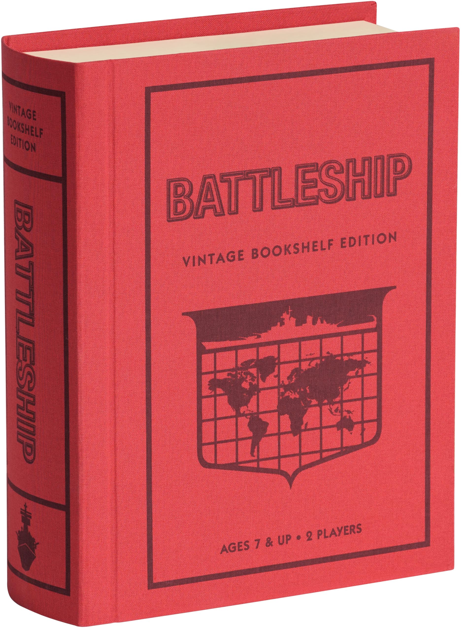 Gioco Da Tavolo Battleship Vintage Bookshelf Edition – Edizione Da Collezione In Scatola Libro, Hasbro