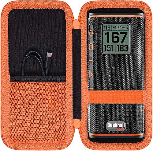co2CREA Funda rígida compatible con altavoz GPS Bushnell Golf Wingman View