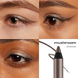 URBAN DECAY 24/7 Glide-On Waterproof Eyeliner Pencil - Smudge-Proof, Long-Lasting, Transfer-Proof, Up to 16HR Wear, Smooth No-Tug Formula, Mushroom (Earth Brown Shimmer) - 0.04 oz