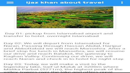 Ijaz khan about travel