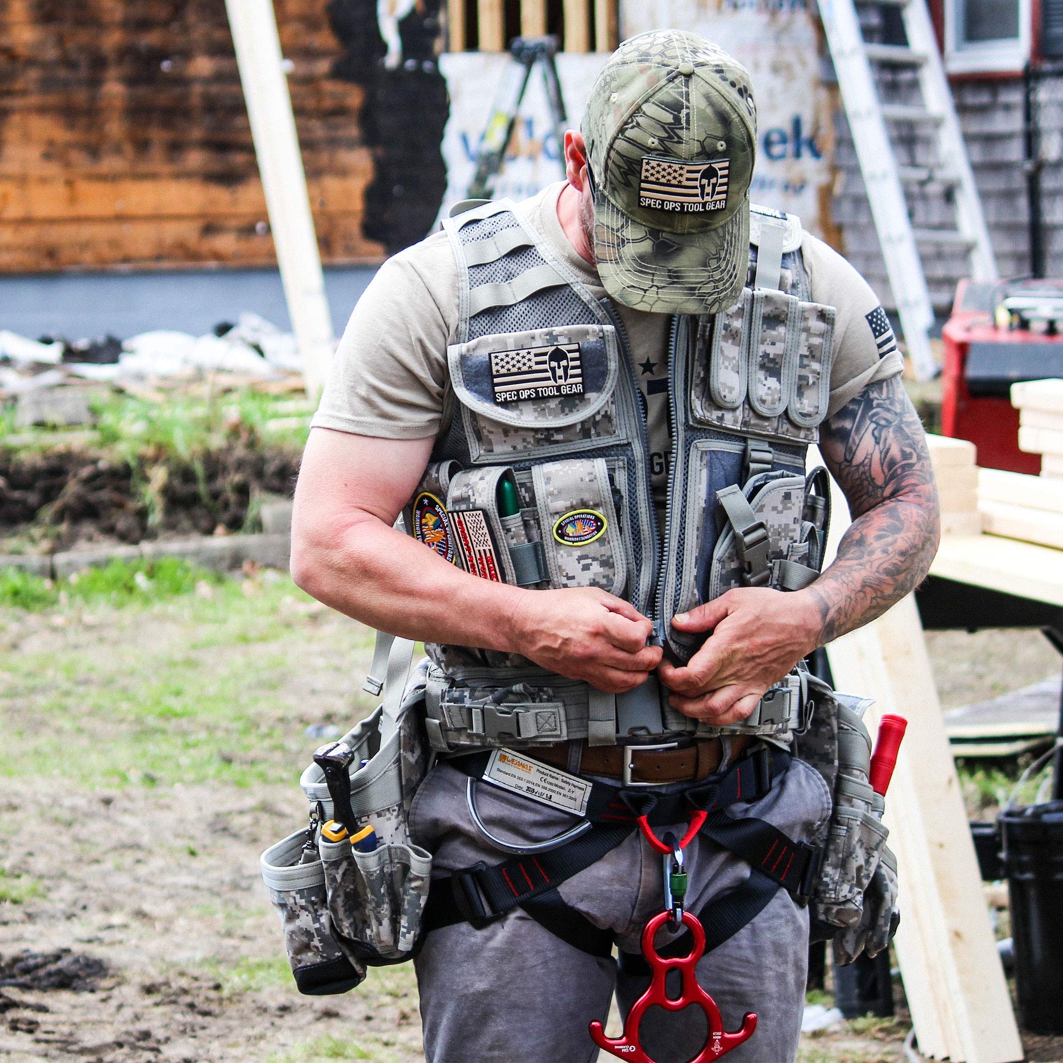 Spec Ops Tool Gear SF18 Delta Tactical Vest Tool Belt with Medium