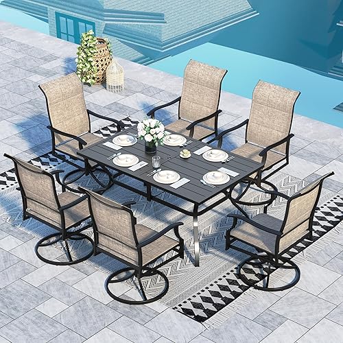 Sophia & William 7 Piece Outdoor Patio Dining Set, Patio