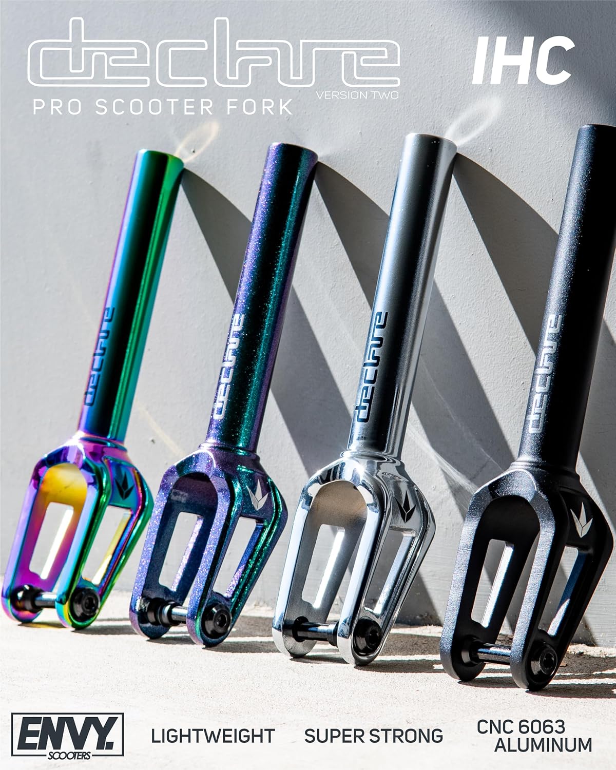 Envyscooters Declare V2 Forks | IHC or SCS for Park & Street Stunt Scooters