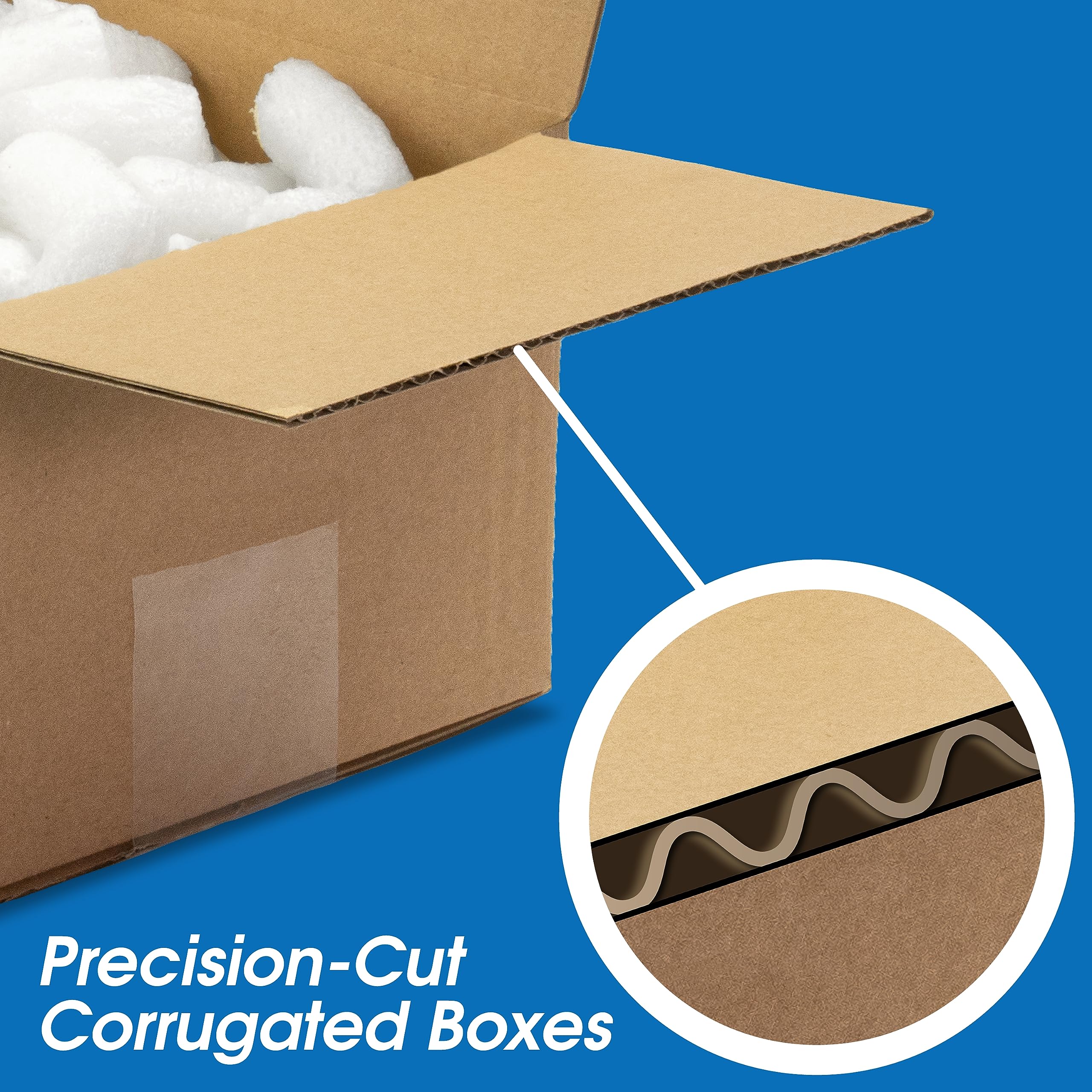 Spartan Industrial - 7?Ç¥ X 5?Ç¥ X 5?Ç¥ Small Boxes for Shipping - Pack of 25 Corrugated Cardboard Boxes for Packaging Small Business Orders, Mugs, Candles, and More