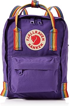 Fjällräven Kånken Rainbow Mini Backpack - Purple-Rainbow Rnum, 29 x 20 ...