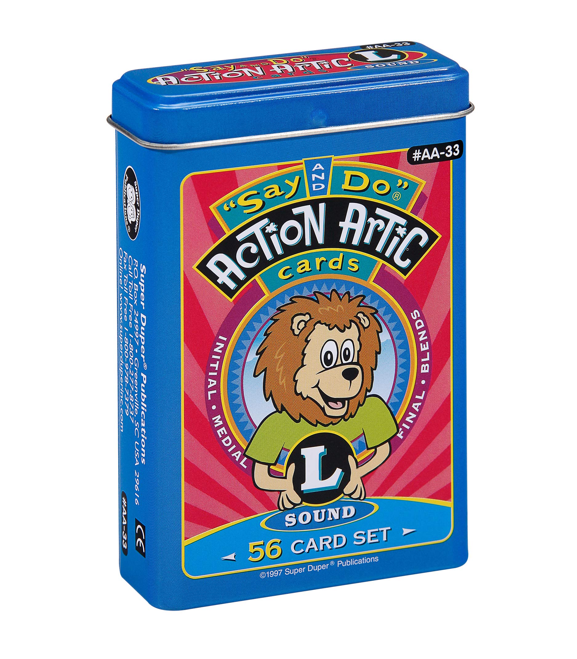 Super Duper Say And Do Action Articulation R Sounds Fun Deck - Speech Therapy Flash Cards