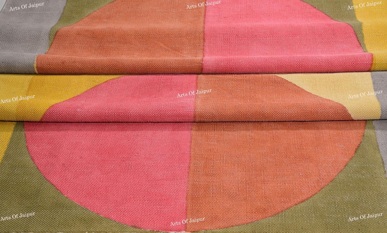 2x6 Ft Cotton Rug for Kitchen Multicolor Cotton Washable Runner Kids Room Hallway Runner Distressed Handmade Rug