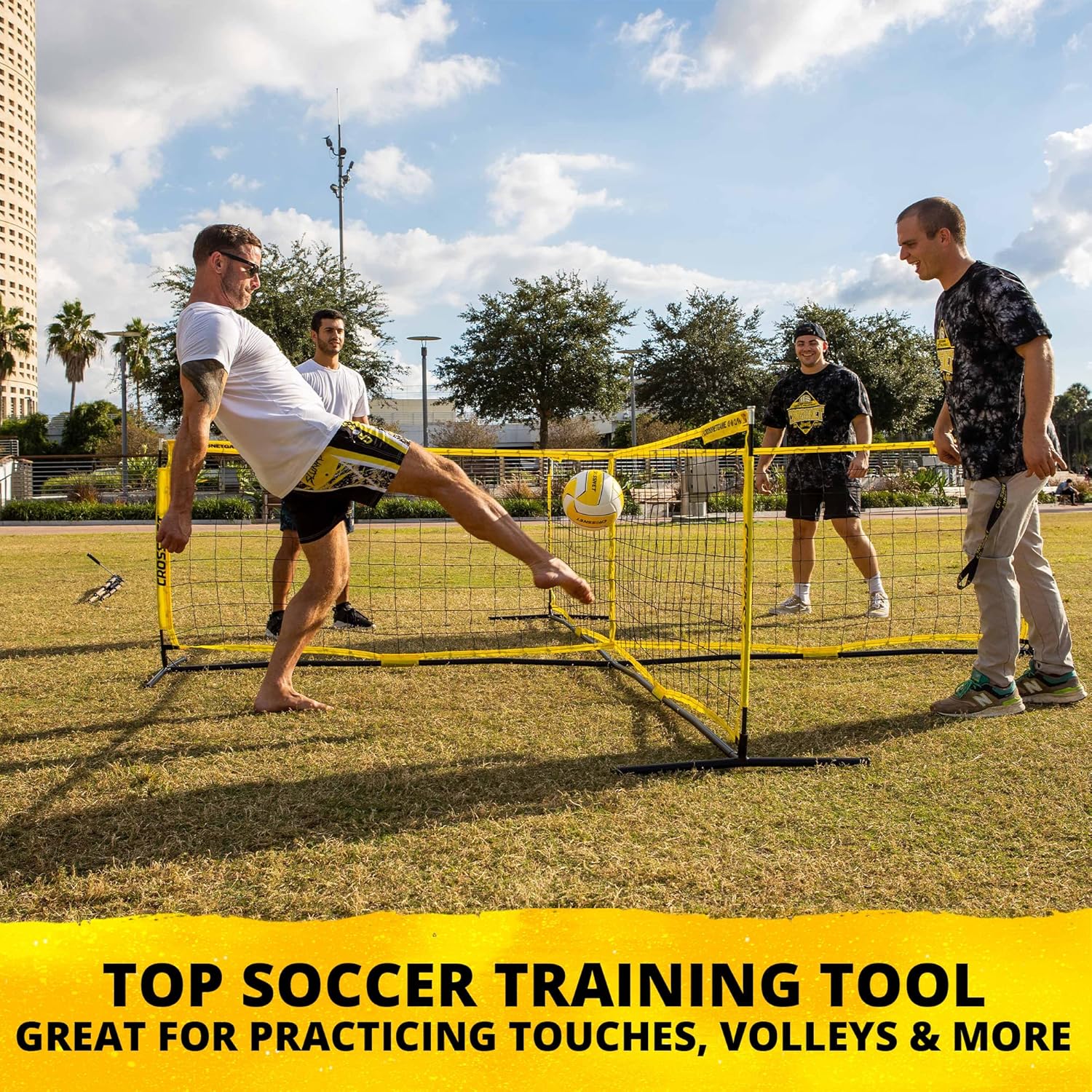 CROSSNET FloormarX 1461857 Galvanized Steel Soccer