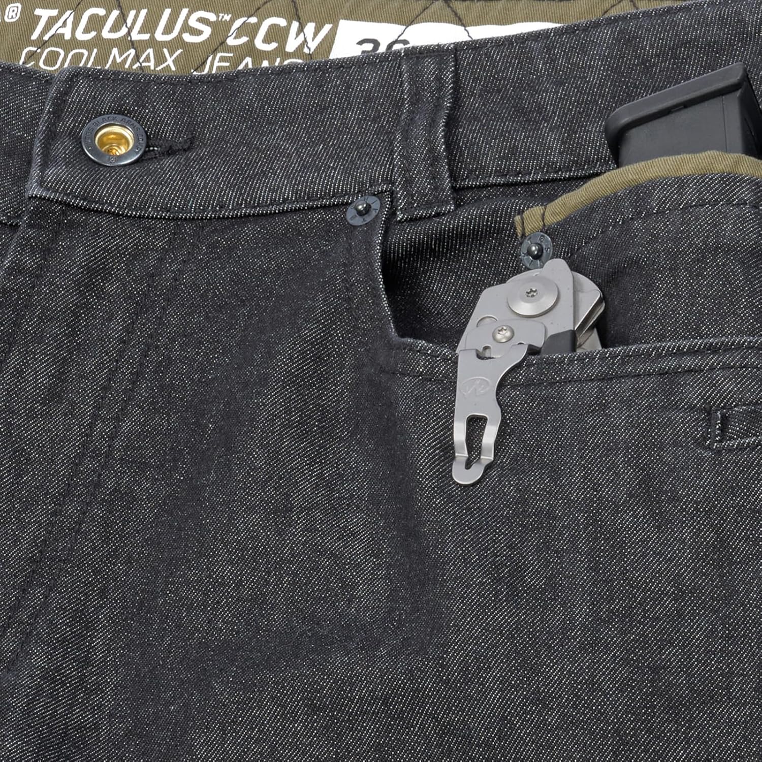 VIKTOS Men's Taculus CCW Coolmax Regular Comfort Fit Durable Stretch Concealed Gear Carry Outdoor Hunting Gun Shooting Jeans - Image 6