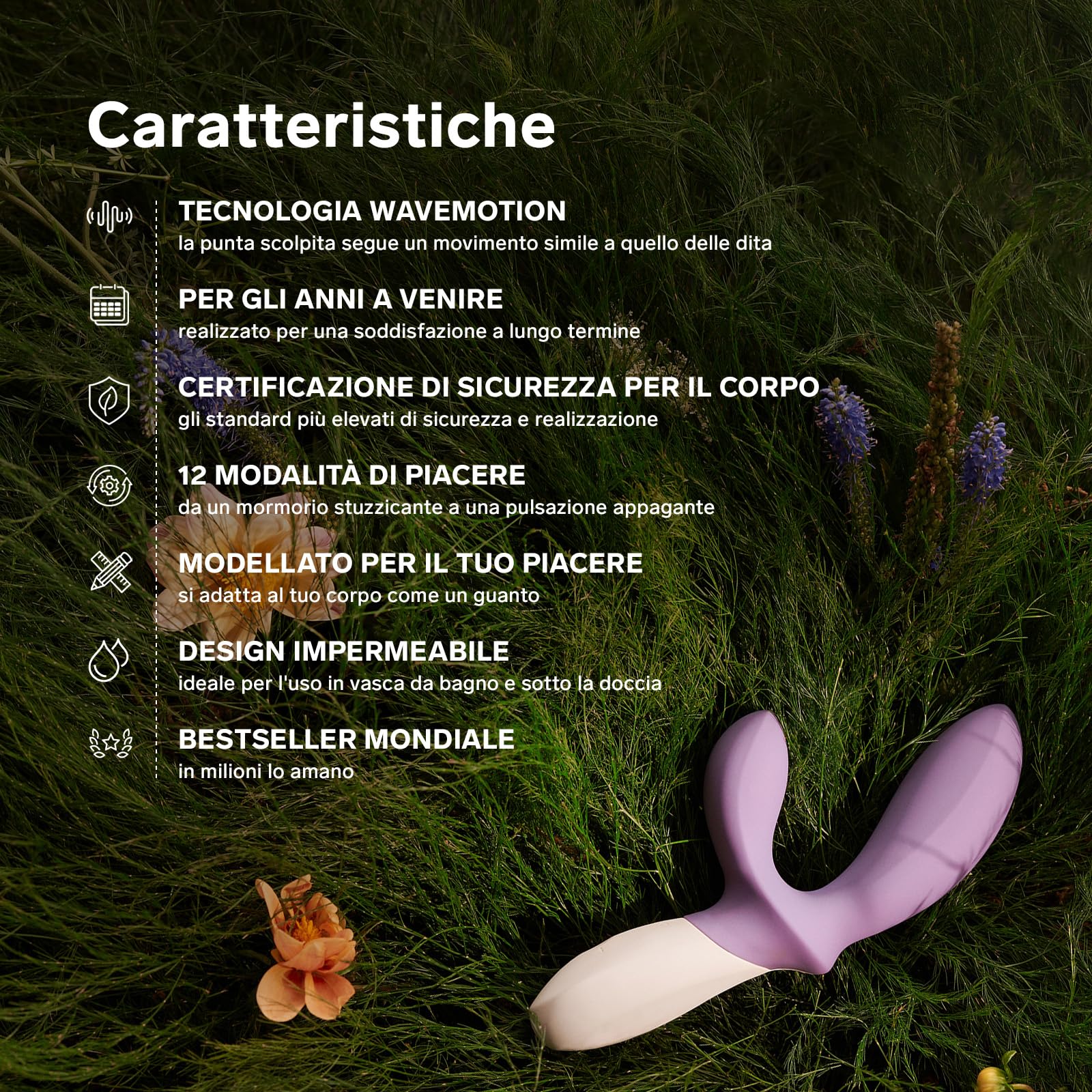 LELO LOKI Wave 2 Vibratore Maschile e Massaggiatore Intimo con 12 Modalità, Prostata Vibratore Anale, Sex Toy per Uomo, Stimolatore Prostatico con Design Impermeabile, Vibratore per Uomo, Black