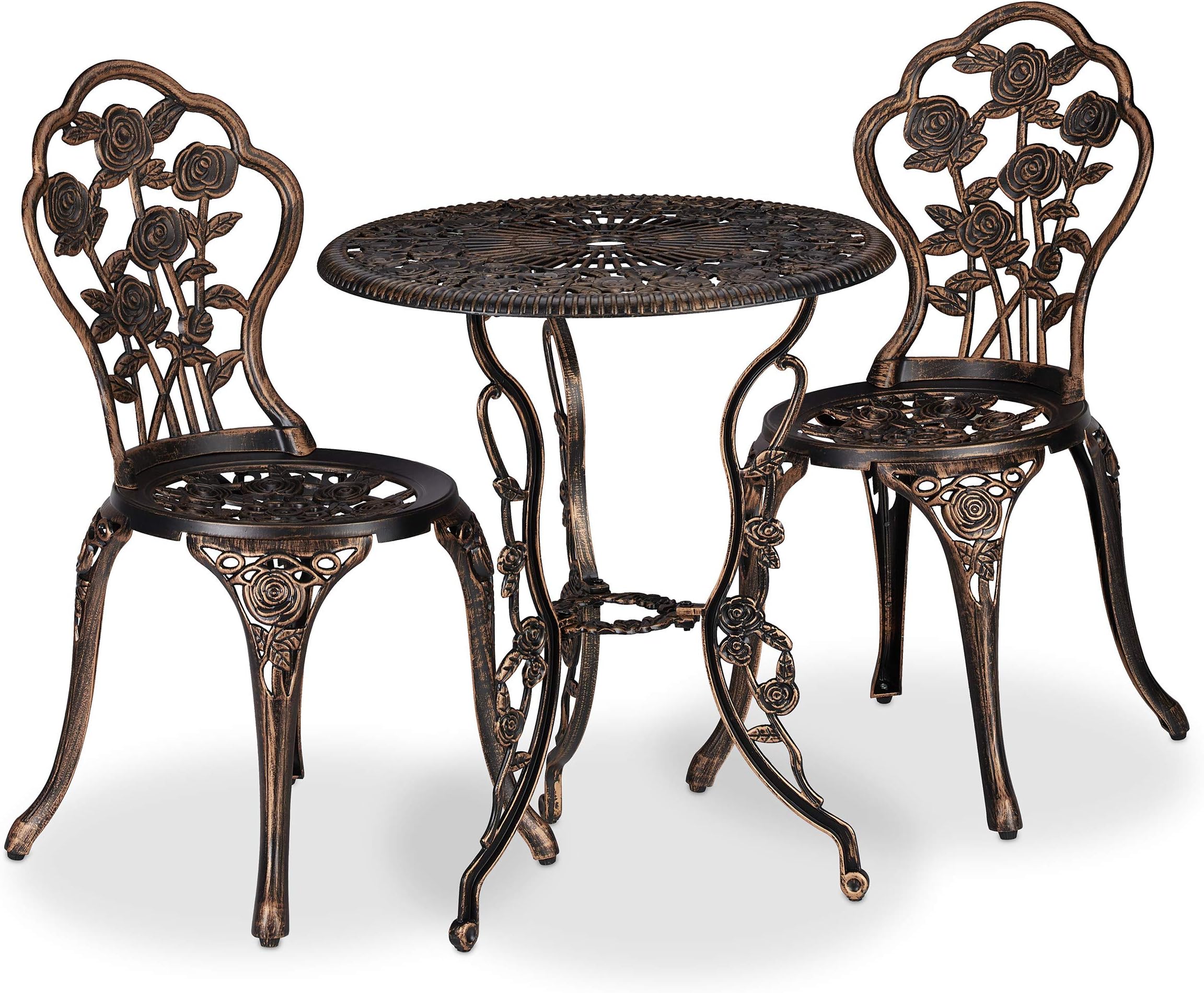 Bistro Set Metall Antik