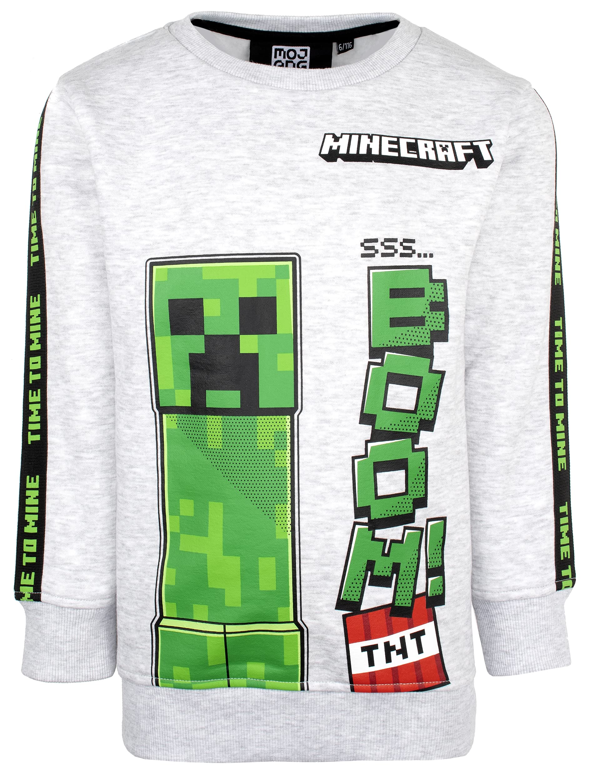 MinecraftSweatshirt Gifts For Boys Top - Gaming Merchandise Birthday Game Tshirt Merchandise - Ages 5-12