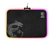 MSI Agility GD60 Premium Gaming Mouse Pad, Ultra Smooth Micro-Tex Textile Surface,Anti-Slip Natural Rubber Base,Perfect for Laser and Optical Mice,15.1” X10.9” X 0.08”