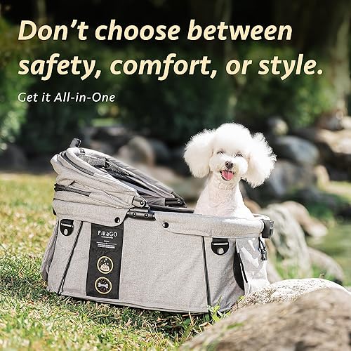 Miniatura 2 de Sway, asiento de automóvil para perro, asiento de automóvil y transportador para perros pequeños y medianos, asiento elevador de asiento de