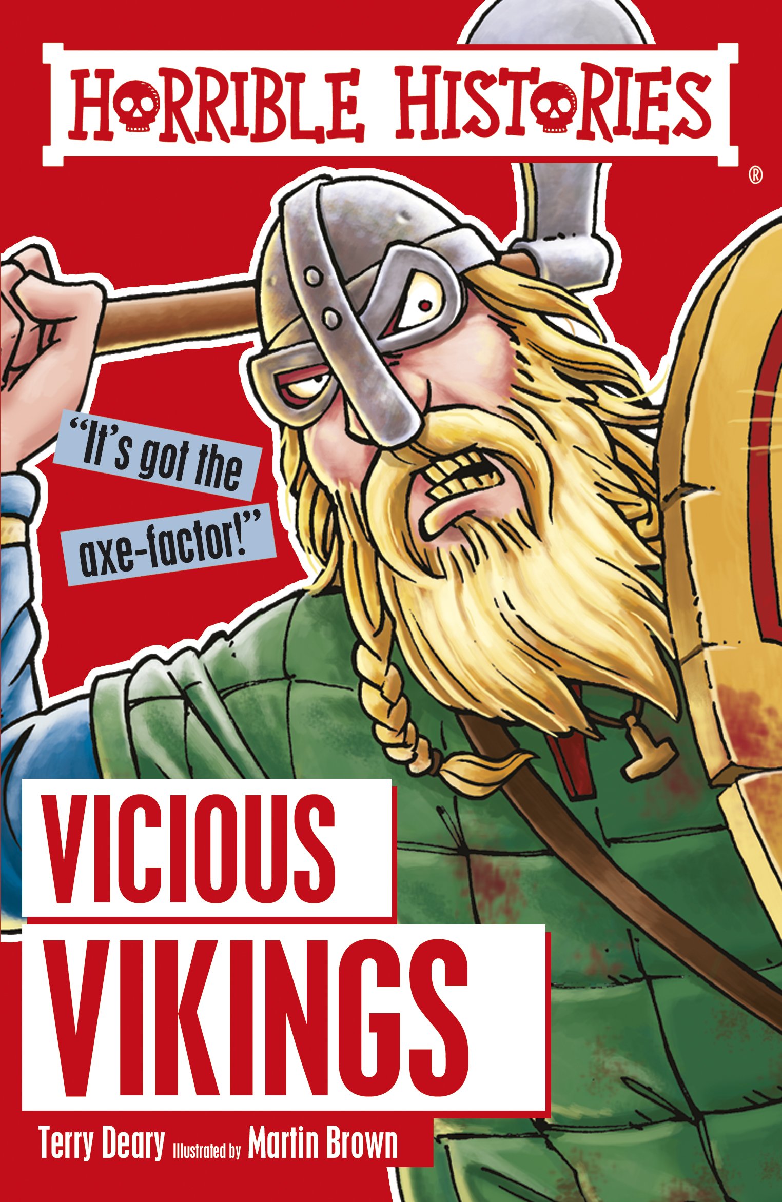 BOOK-The Vicious Vikings (Horrible Histories),Terry Deary, Martin Bro