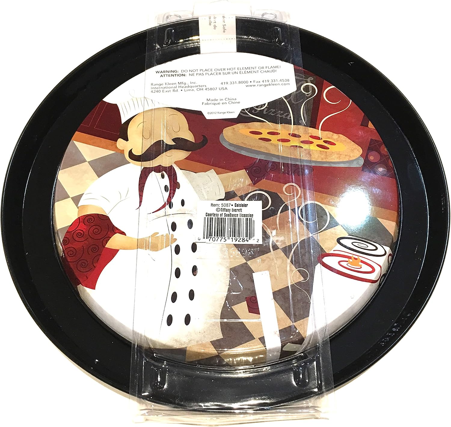 Range Kleen Burner Kovers Stove Top Covers Italian Chef Set of 4