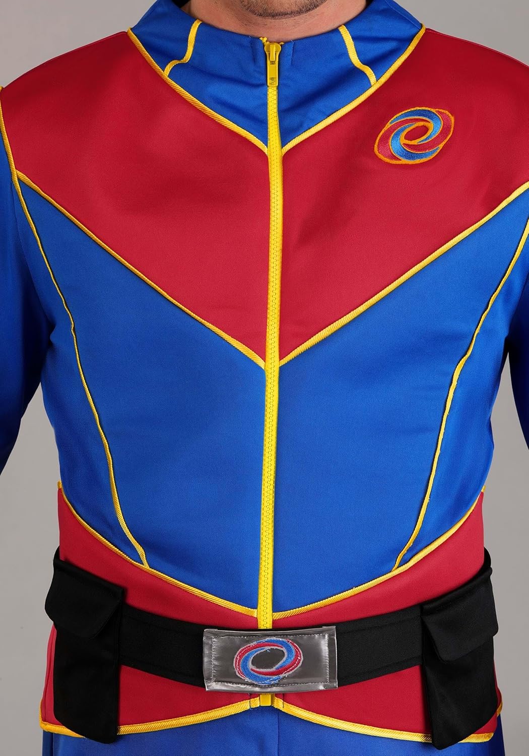 Men's Nickelodeon Henry Danger Captain Man Costume for Adults with Mask, Gloves & Belt - Officially Licensed - Image 7