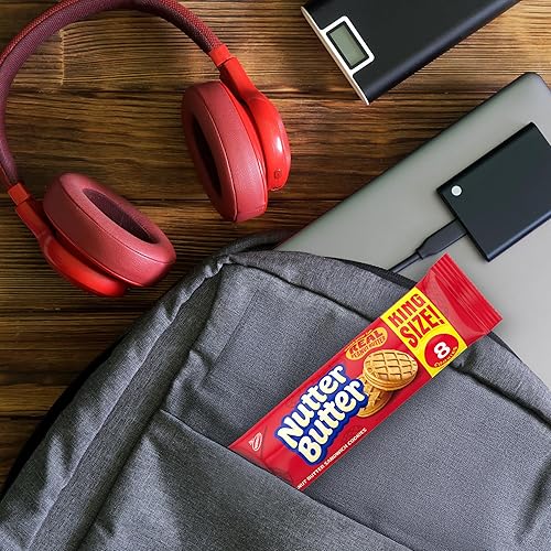 Miniatura 7 de Nutter Butter Galletas sándwich de mantequilla de maní tamaño King paquetes de bocadillos de 10 a 35 onzas