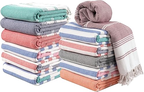 Vista 18 de LANE LINEN Toalla de Playa, Paquete de 2 Toallas de Playa de Gran Tamaño, 39"x71", Toallas de Piscina de Secado Rápido para Adultos, Absorbentes a