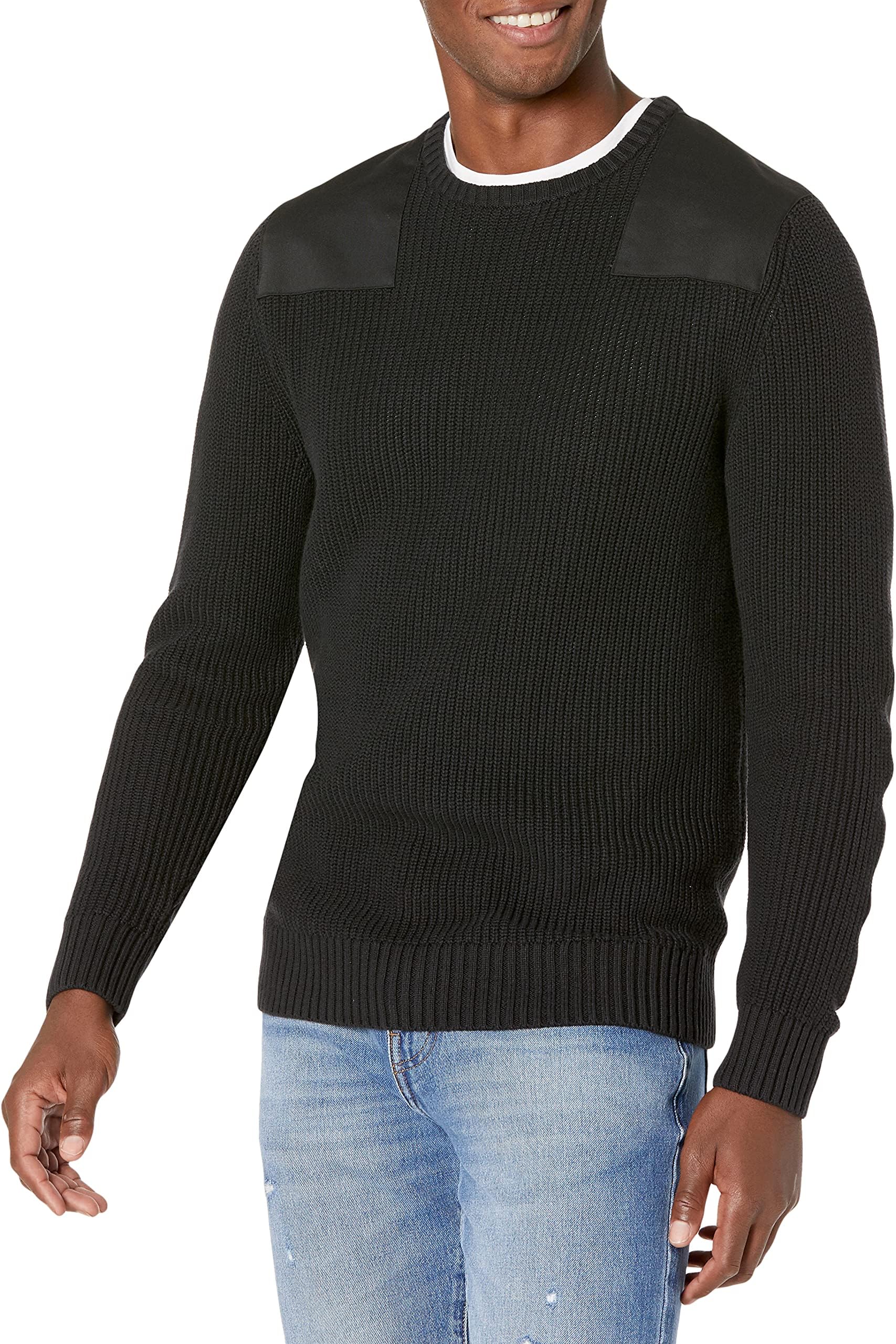 Goodthreads Men's Soft Cotton Military Jumper (Available in Tall)
