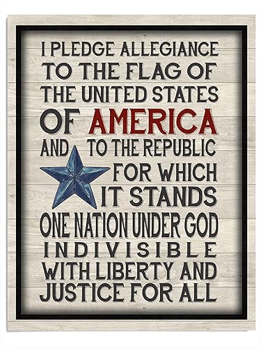 AMERICAN LUXURY GIFTS Pledge Allegiance to the Flag – Patriotic