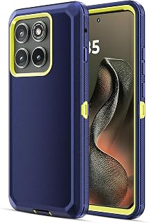 Jiunai for Moto Edge 2025 Case, Heavy Duty Shockproof Rugged Dual Layer, Dust Proof Open Access to Port, Pocket Friendly, Tough Cover Phone Cover for Motorola Moto Edge 2025 6.7'' Men Women Blue