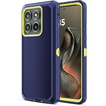 Jiunai for Moto Edge 2025 Case Heavy Duty Shockproof Rugged Tough Blue | Dust Proof Open Access to Port, Pocket Friendly, Tough Cover Phone Cover for Motorola Moto Edge 2025 5G Men Women