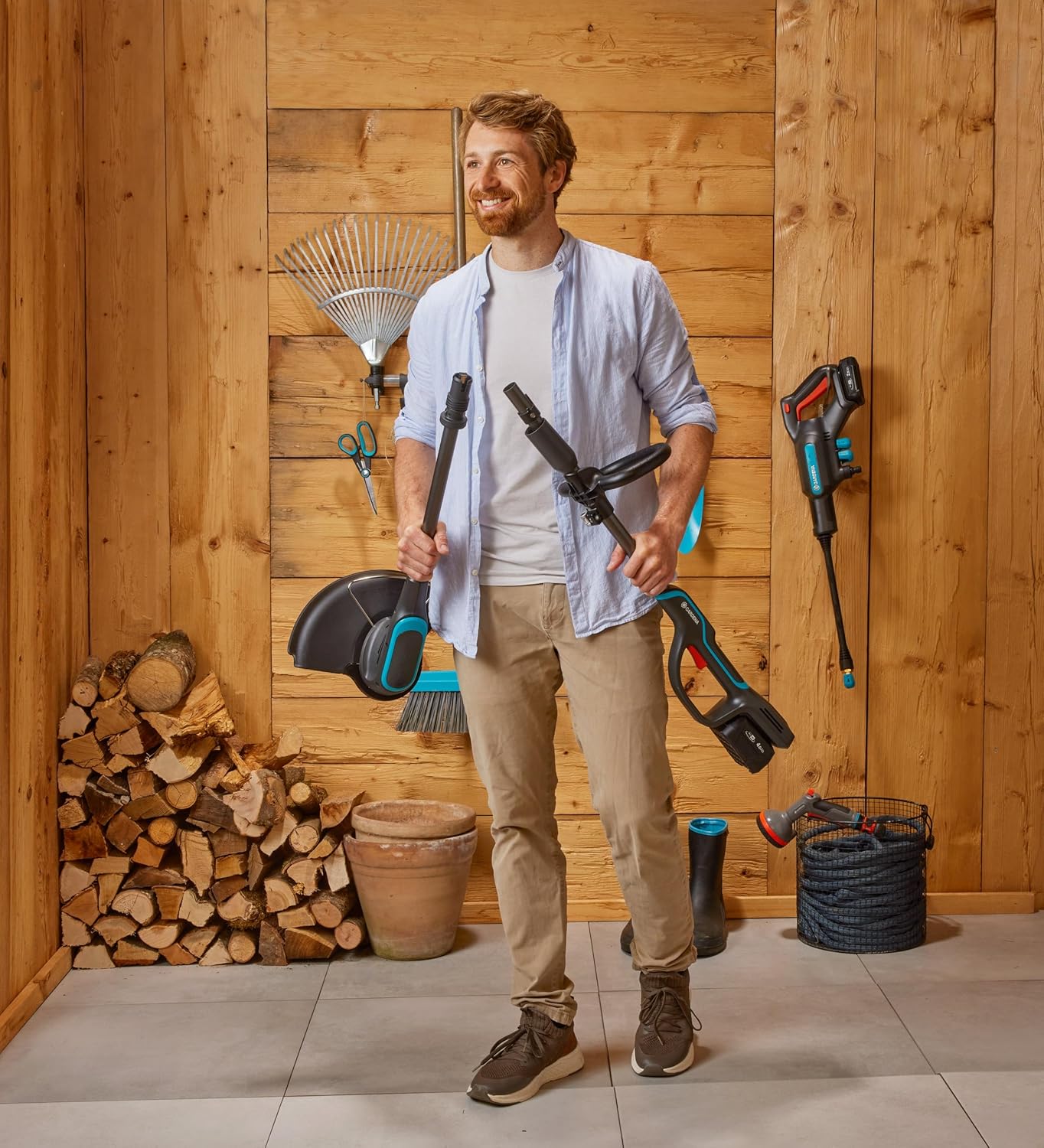 GARDENA PowerTrim 30 18V Solo Battery Powered Trimmer 18 V Cutting Width: 30 cm