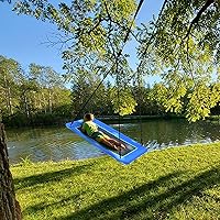 Vista 2 de Trekassy Columpio gigante para árbol de plataforma de 700 libras de 60 pulgadas para niños y adultos, impermeable, con marco de acero duradero y 2