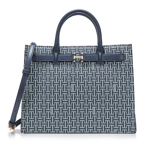 Halston Jerry Embossed Pebble Top Zip Satchel