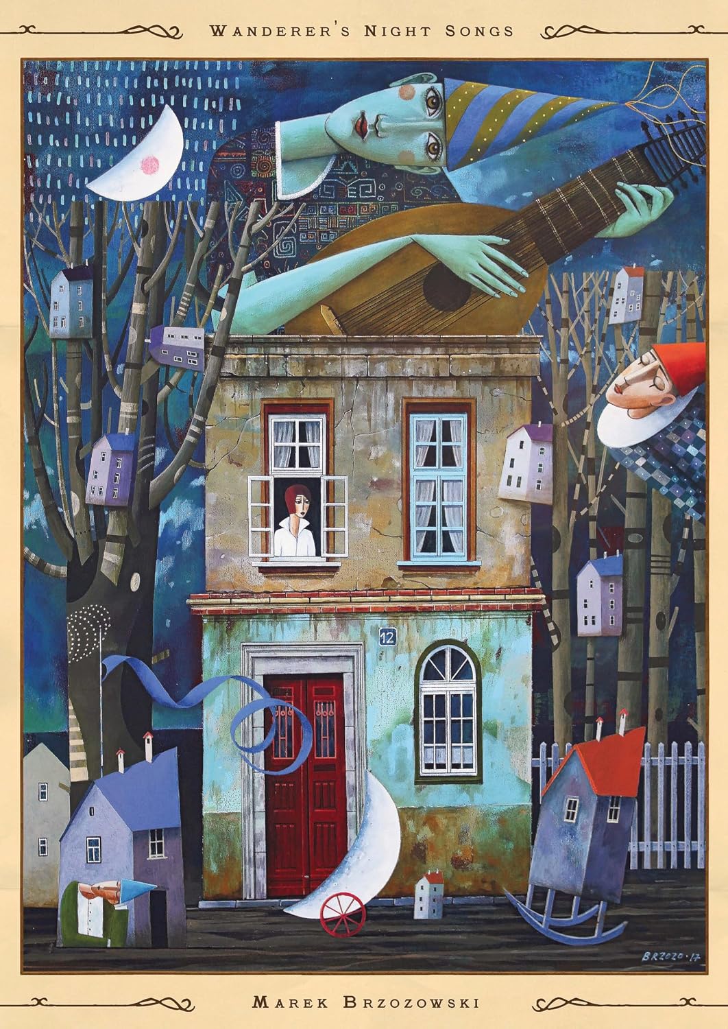Art & Fable Puzzle Company Wanderer's Night Songs by Marek Brzozowki 500 Piece Fine Artwork Premium Adult Jigsaw Puzzle