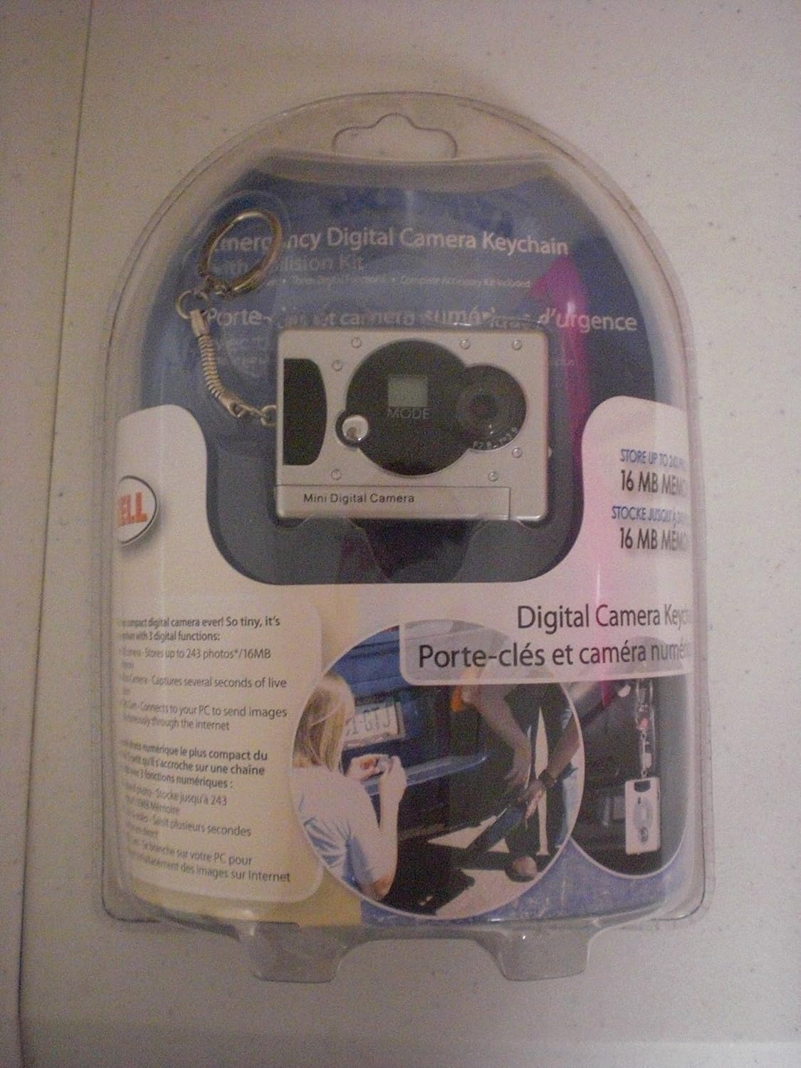 Amazon.com : BELL Emergency Digital Camera Keychain : Automotive Seat ...