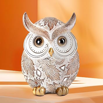 Big Eye Owl Statues Animal Owl Gift & Small Owl Statue Adorable Owl for Bird Lovers