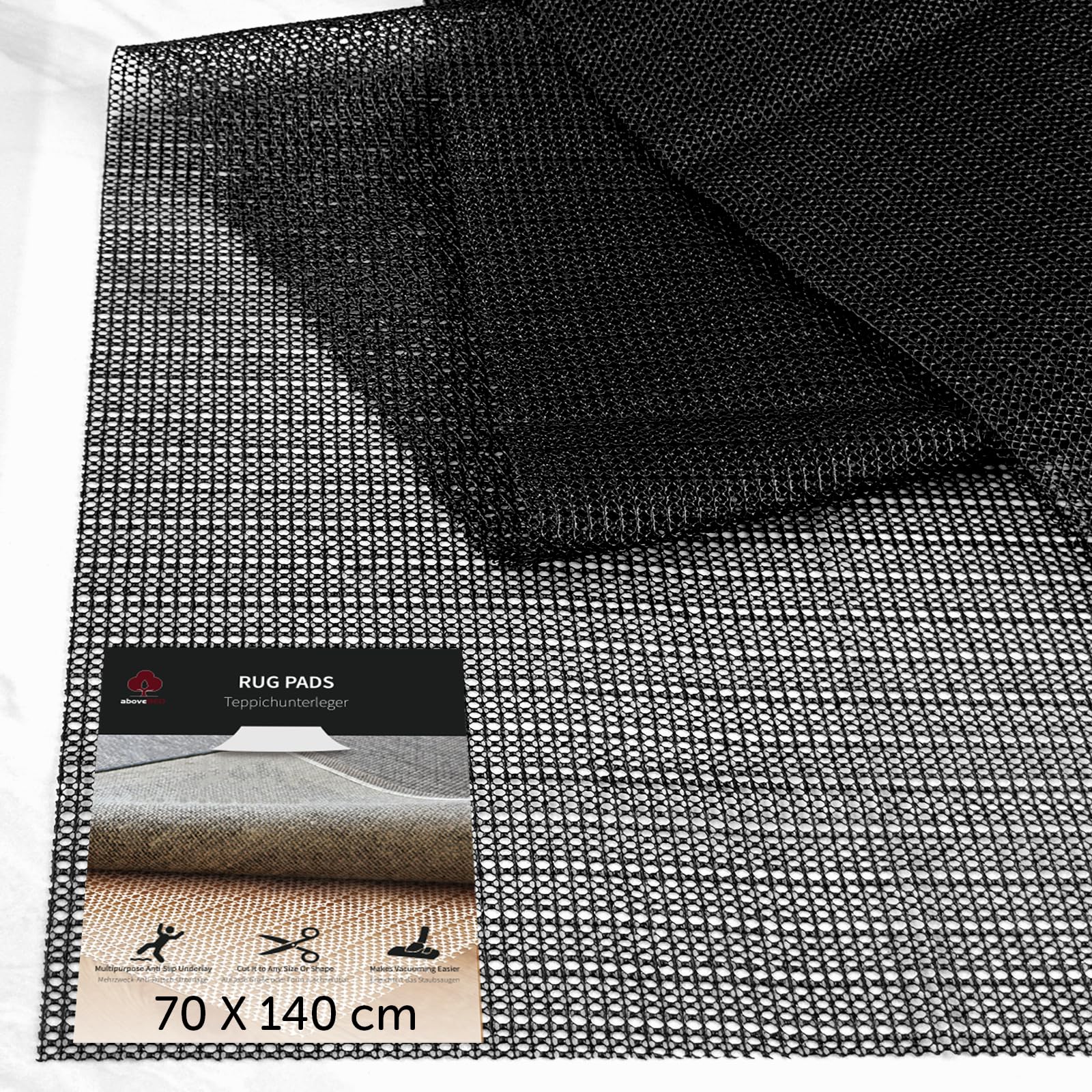 HaGa® Tappetino antiscivolo in 0,6 m larghezza (al metro