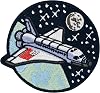 Finally Home Patch with Hook-and-Loop Closure - Spaceship in Space | Rocket Patches, NASA Patches, Astronaut Patches, Children's Moon Badge, Alien Patch