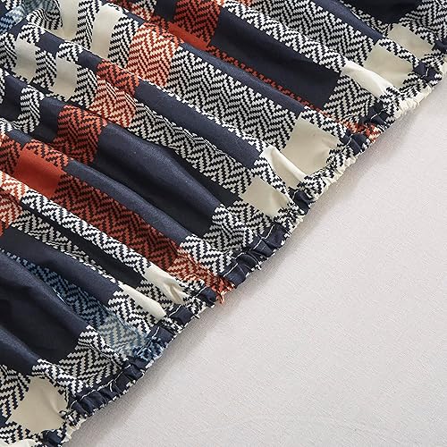 Vista 124 de Chezmoi Collection Juego de sábanas de 4 piezas tamaño King, color blanco, gris, negro, oso pardo, lobos, alces, pino, montaña, estampado, Estampado