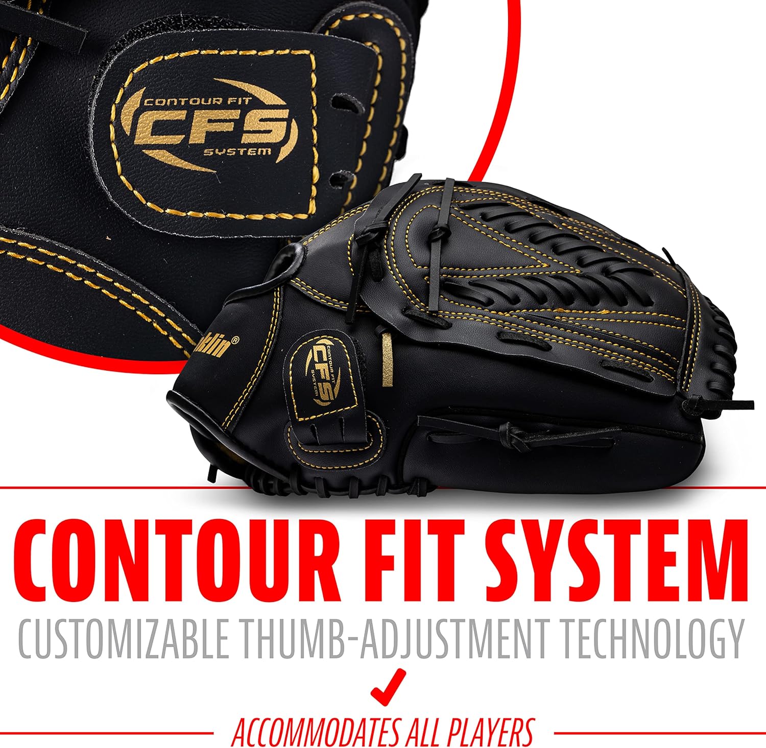 Franklin Sports Field Master Baseball + Softball Glove - Field Master Adult + Youth Baseball + Softball Mitt - Men's + Women's Gloves - Right Hand Throw