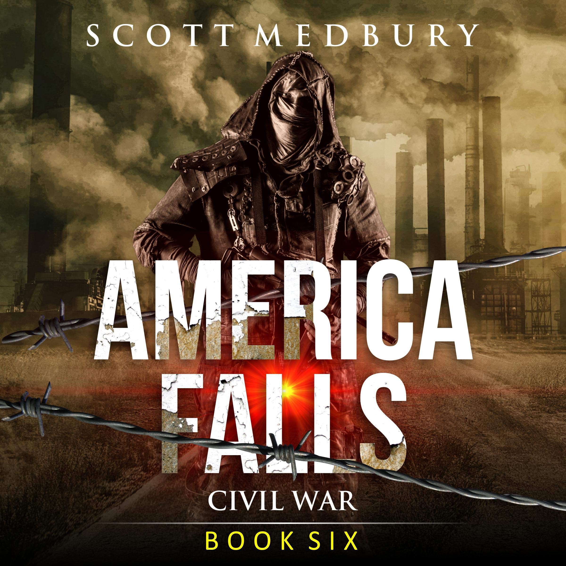 Cover art for Civil War: America Falls, Book 6