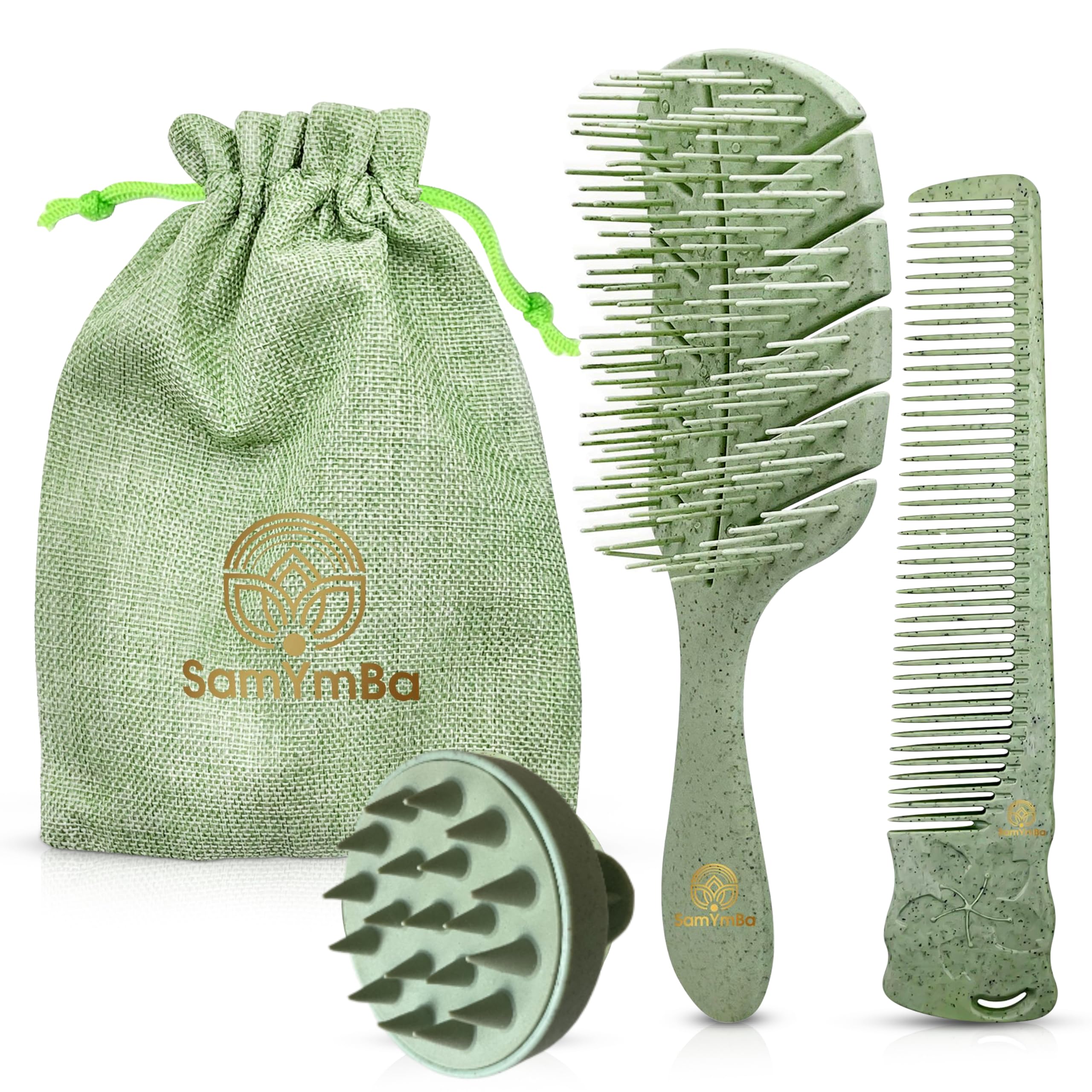 SamYmBa | Cepillo Antitirones, Masajeador Cuero Cabelludo, Peine Antitirones | Peine Hombre | Cepillo Pelo Antitirones | Exfoliante Capilar | Cepillo Antirotura Pelo | Cepillo Pelo Antirotura | Peine