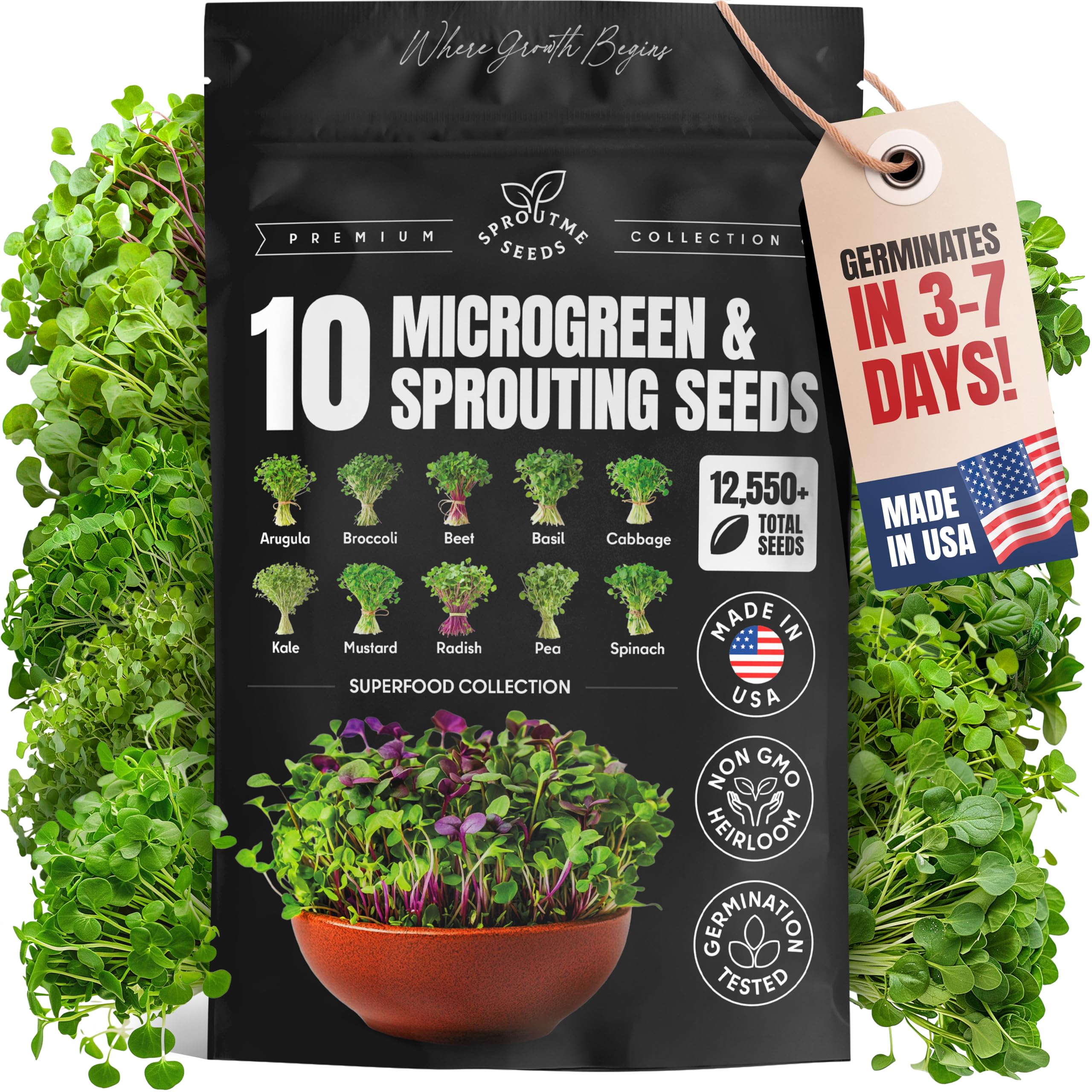 SproutMe Microgreen Variety Pack