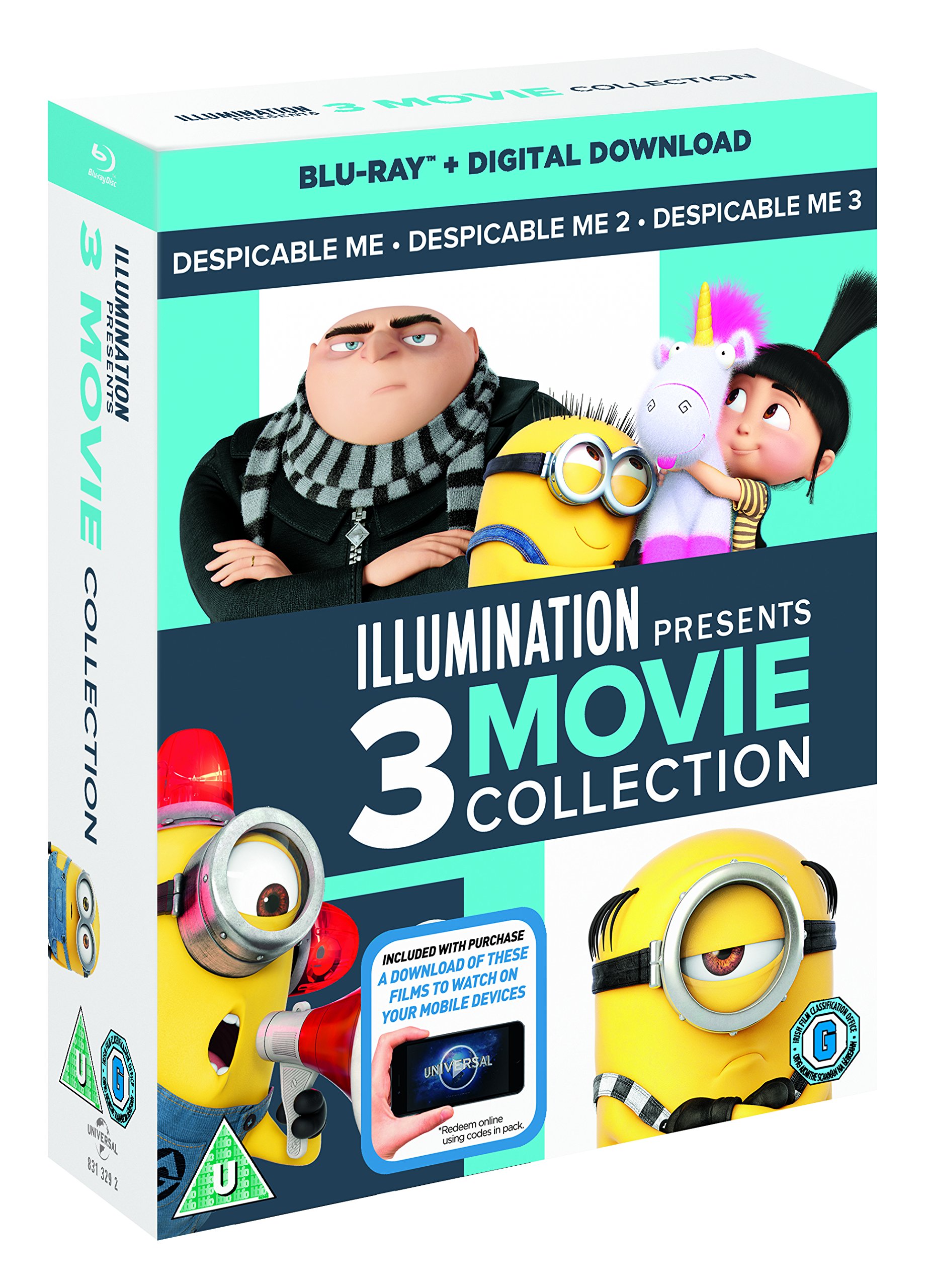 Despicable Me 1-3 Boxset [Edizione: Regno Unito]