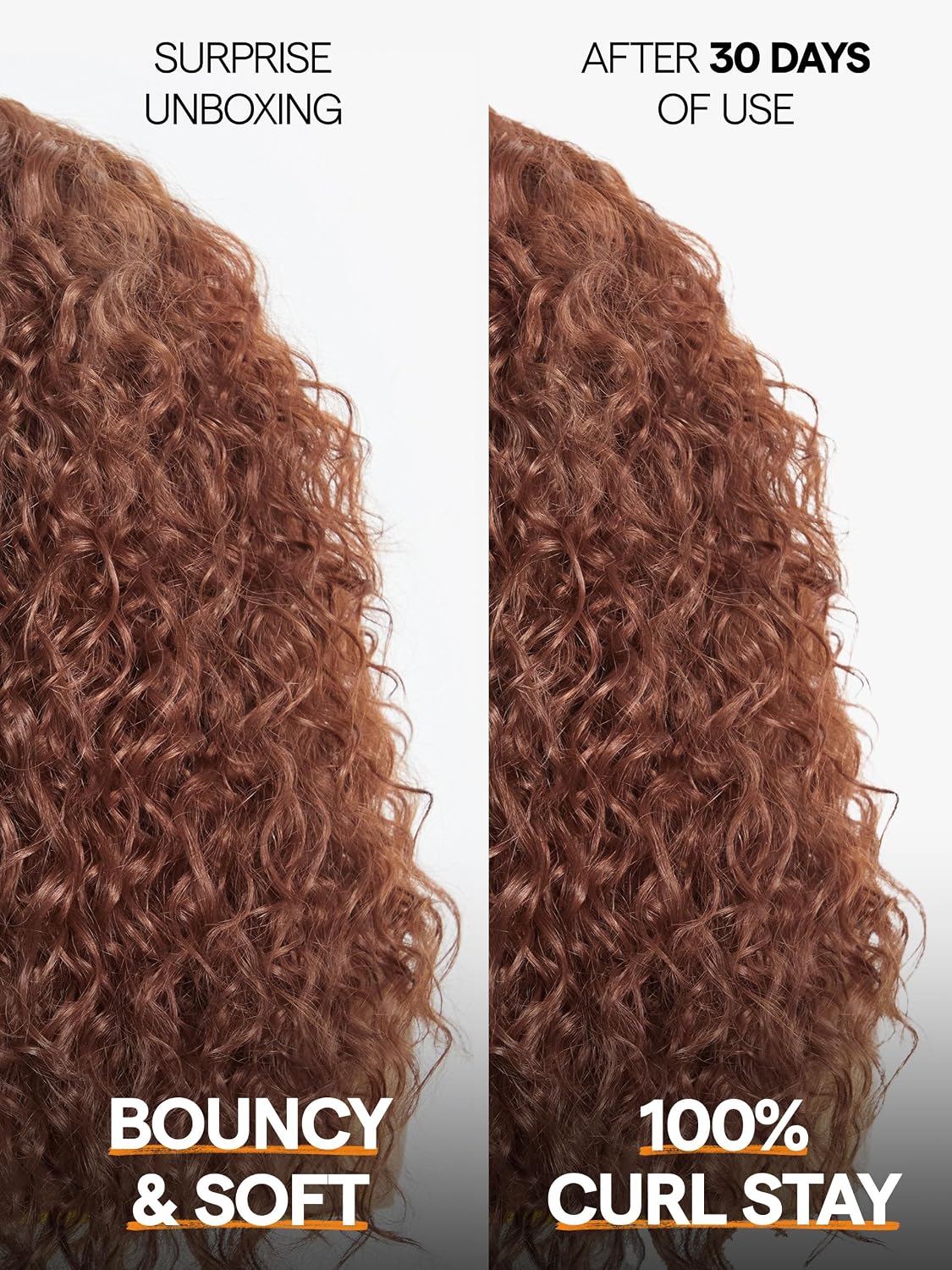 GORGIUS Veralux Blend Shaggy Haircuts Curly Wig with Bangs Ginger Brown Wigs Crafted with Style-Archive Technology: Premium Fiber & Remy Human Hair Blended, Realistic Look with True Scalp